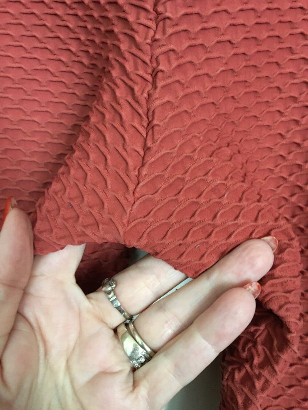Booty by Brabants [BBB] Croco Curvy Leggings Rust Colored - Picture 4 of 6